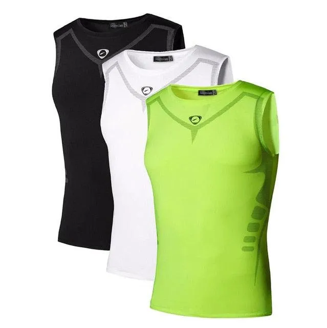 3 Pack Sport Tank Tops - Sleeveless Running Gym Workout Fitness Slim Tops (TM7)(F101)(F8)