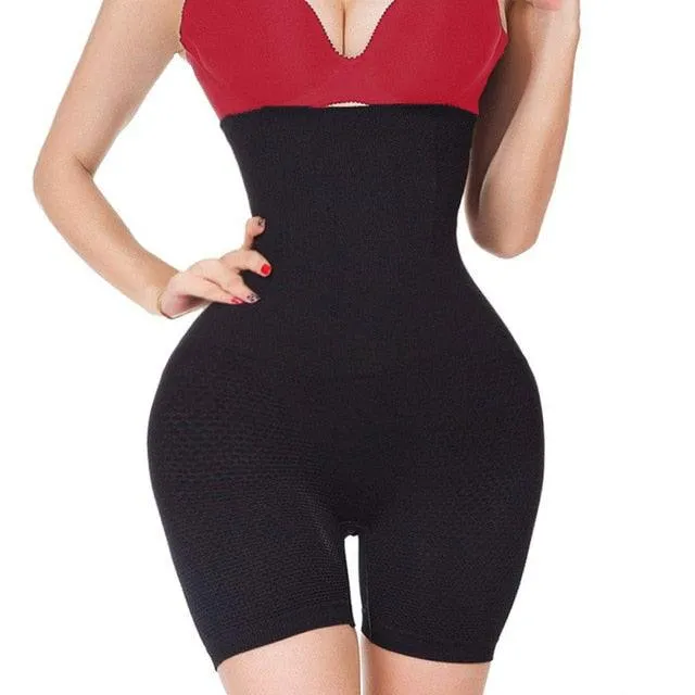 5XL Push Up Butt Lifter Slim Body Shaper - Firm Tummy Control Panties with Hooks Shapewear - High Waist Trainer (FHW1)