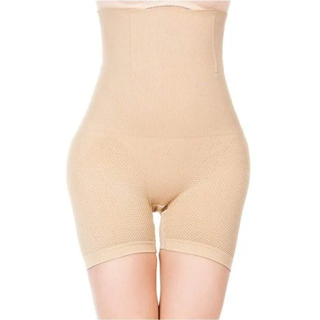 5XL Push Up Butt Lifter Slim Body Shaper - Firm Tummy Control Panties with Hooks Shapewear - High Waist Trainer (FHW1)