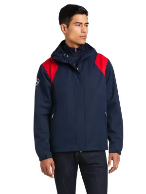 ARIAT Mens Spectator Waterproof Jacket - Team Navy