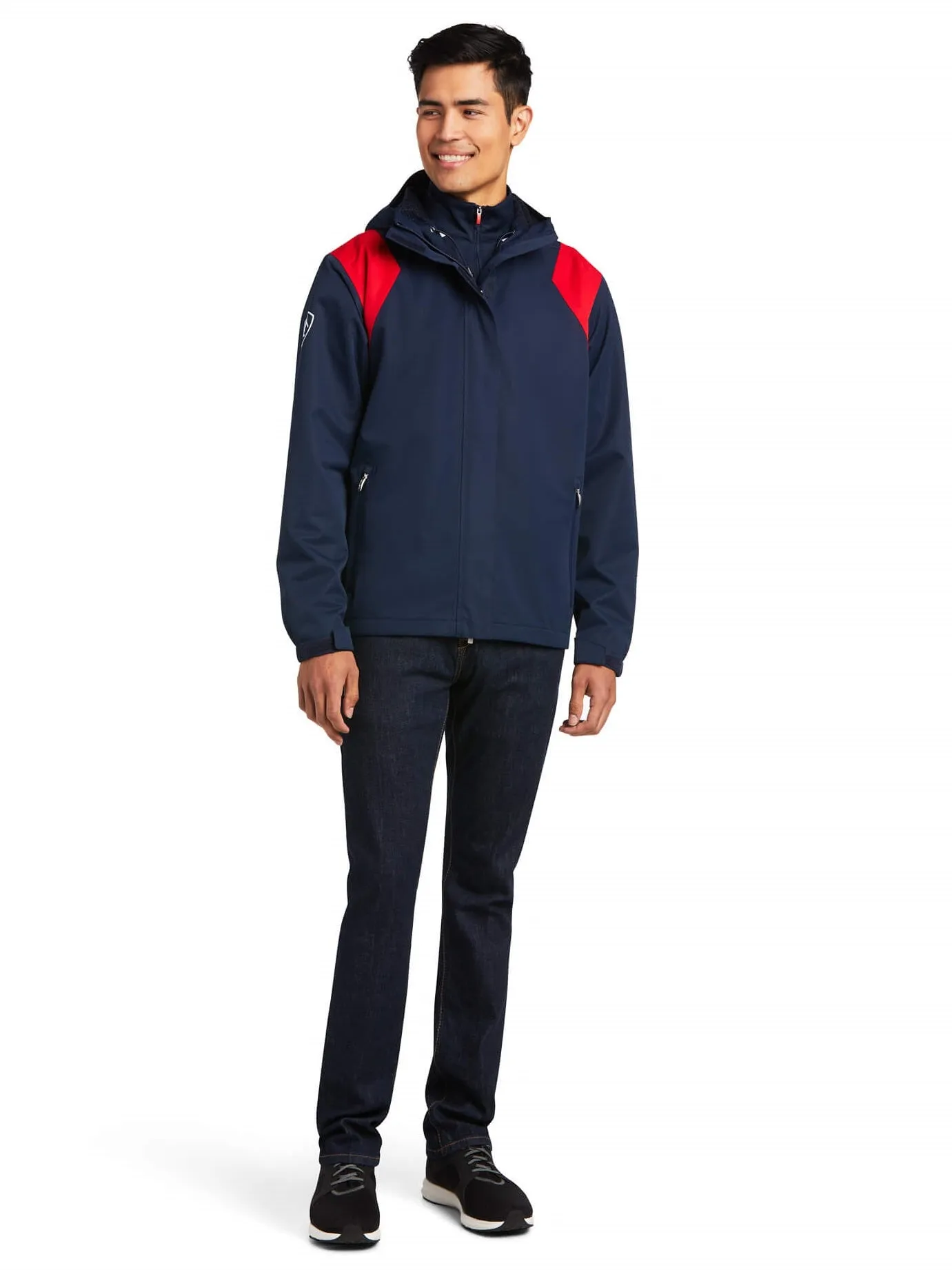 ARIAT Mens Spectator Waterproof Jacket - Team Navy