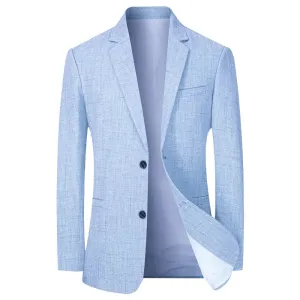 ARWEN AJH 2024 New Men Suit Jacket Thin Blazers Spring Autumn Solid Business Casual Suit Jacket Men Clothing Blazer   Coats