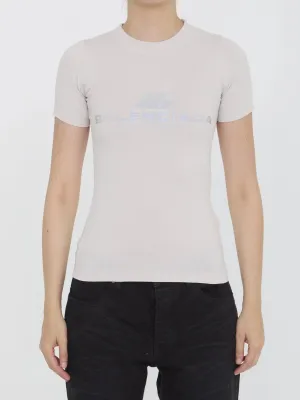 Balenciaga Activewear T-shirt With Ribbed Collar