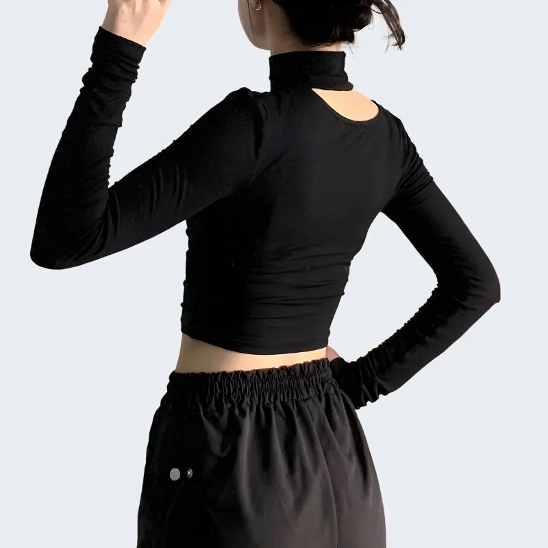 Bandage Top Long Sleeve