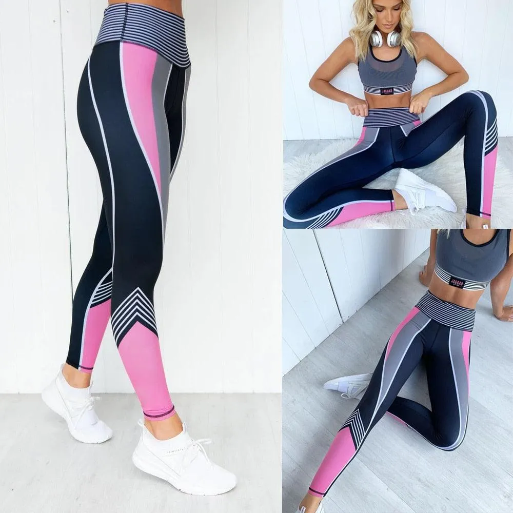 Big Strength - Big size Women's Leggings - Casual Compression Fitness Ladies Workout - High Waist (TBL)(F31)