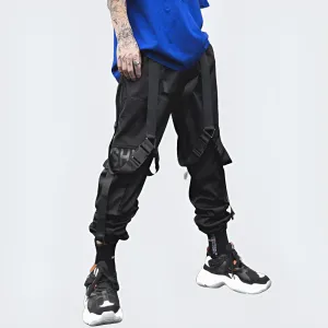 Black Jogger Cargo Pants