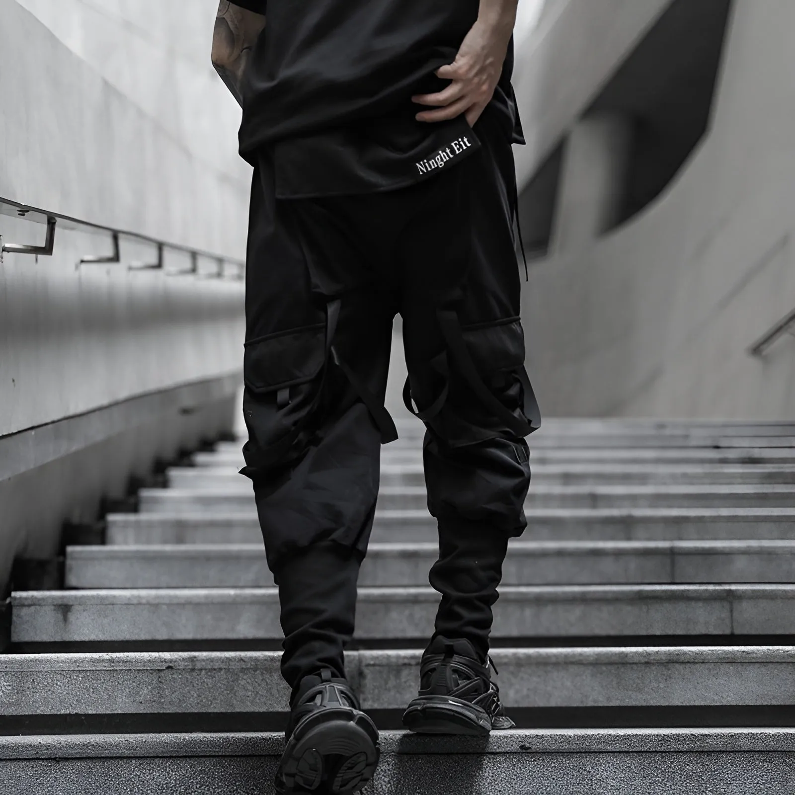 Black Techwear Pants