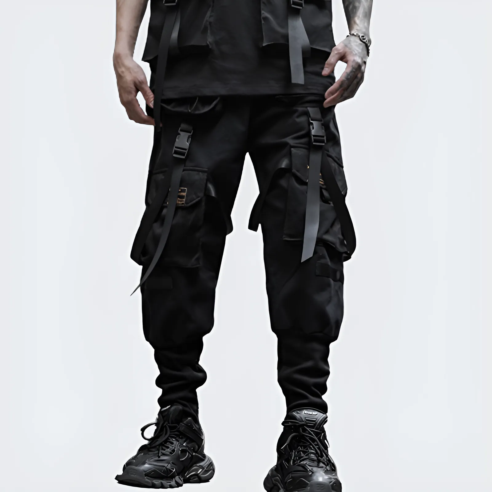 Black Techwear Pants