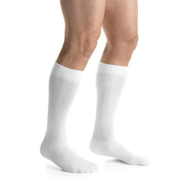 Bsn Medical Jobst Activewear Socks Stocking Compression Kn 20-30Closed Cool Wht Lg 1/Pr