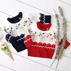 Christmas Deer Knitted Sweater | Children's Sweater