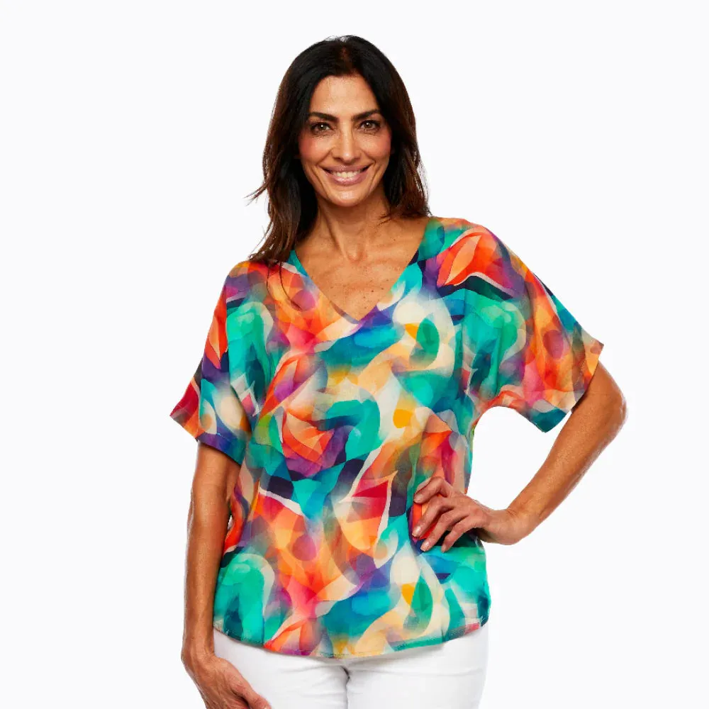 Claire Powell Short Sleeve V-Neck Top