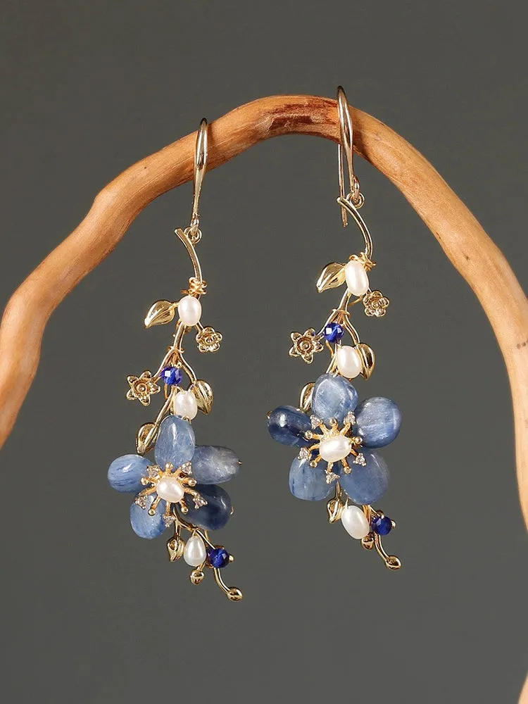 Dangle Earrings: Night Branches