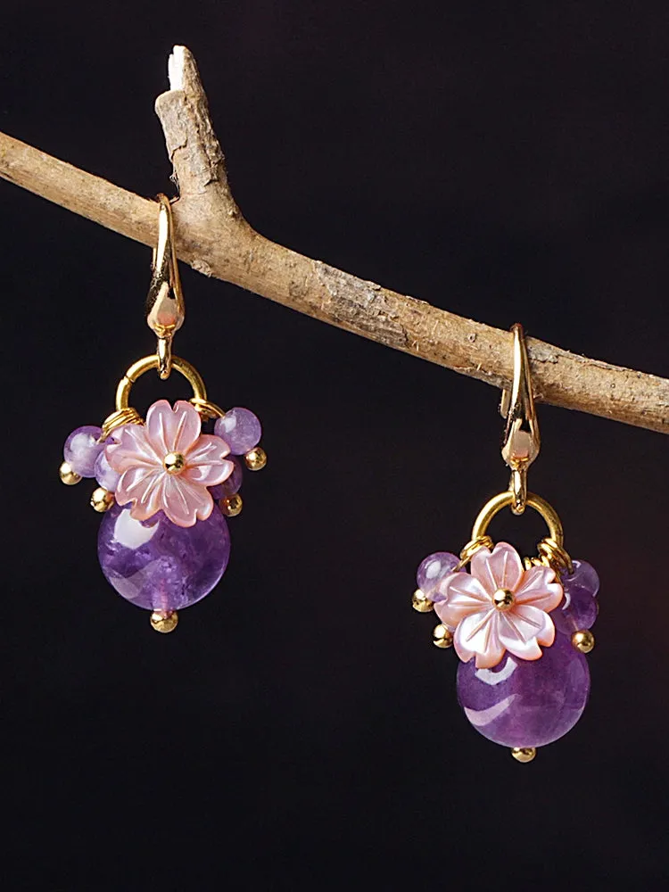 Dangle Earrings: Sakura Dream