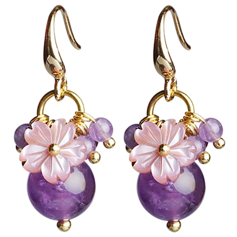 Dangle Earrings: Sakura Dream