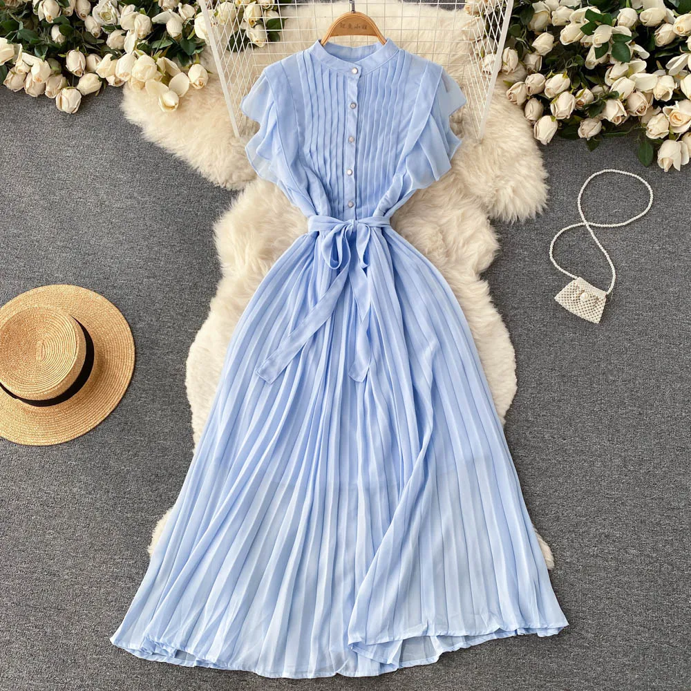 Elegant chiffon A-line dress fashion dress     S287