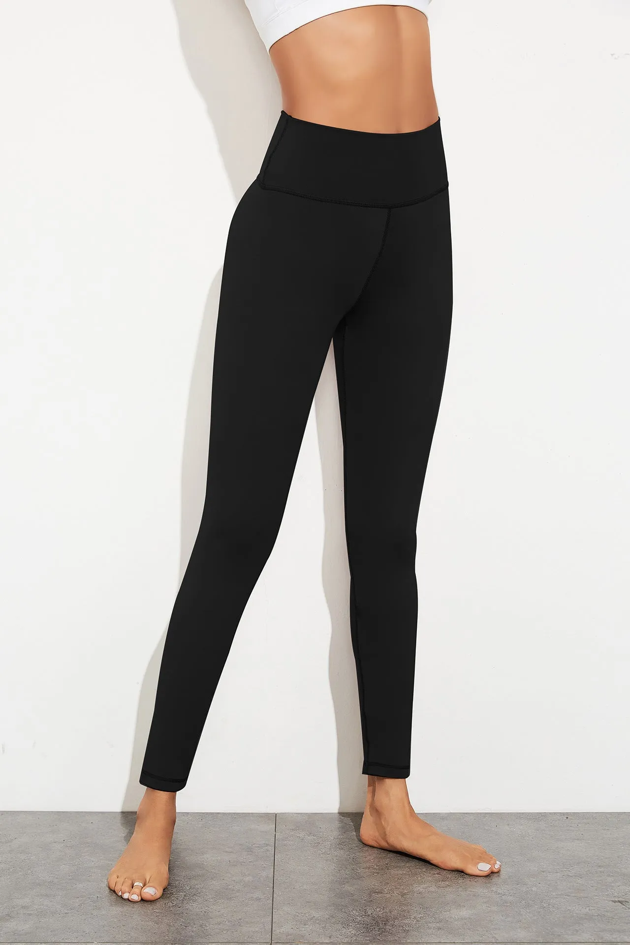 Exposed Seam High Waist Yoga Leggings (TBL) T