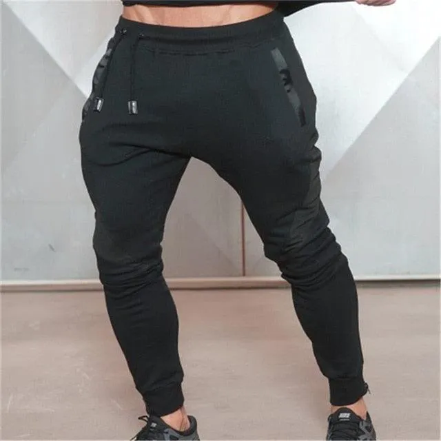 Fashion Sport Pants - Men's Cotton Fitness Running Jogging Pants -Gym Sweatpants (TG4)(F9)