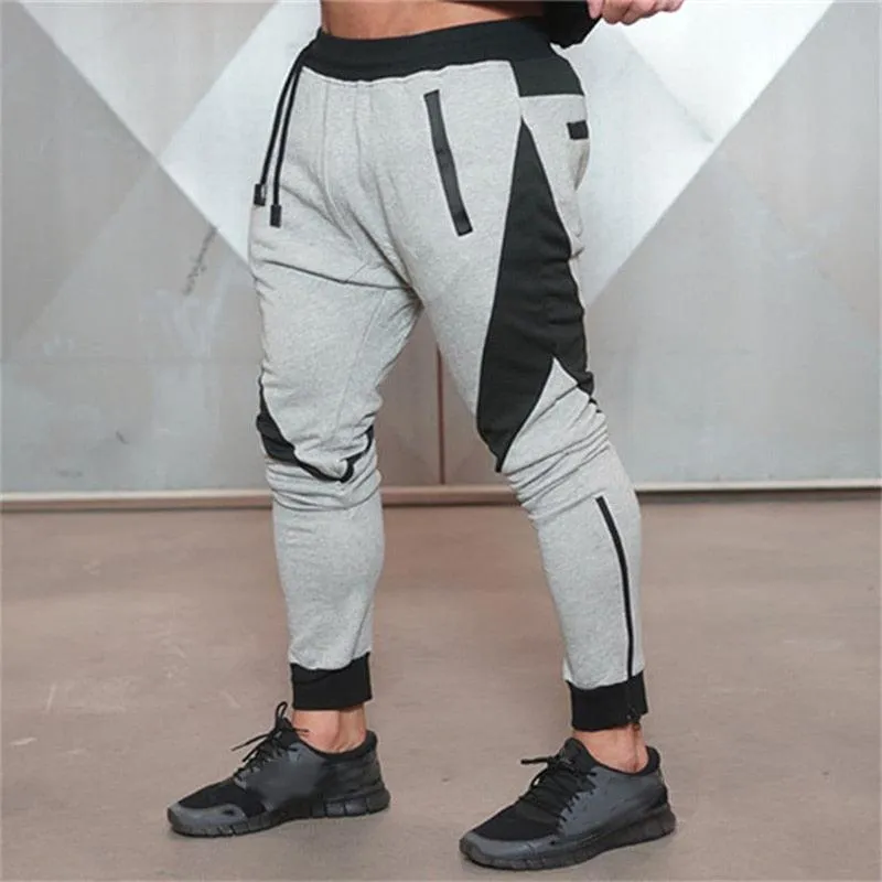 Fashion Sport Pants - Men's Cotton Fitness Running Jogging Pants -Gym Sweatpants (TG4)(F9)