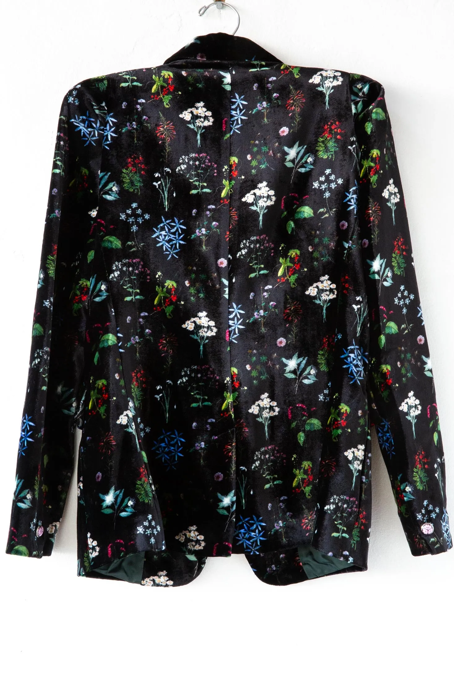 Floral Velvet Blazer