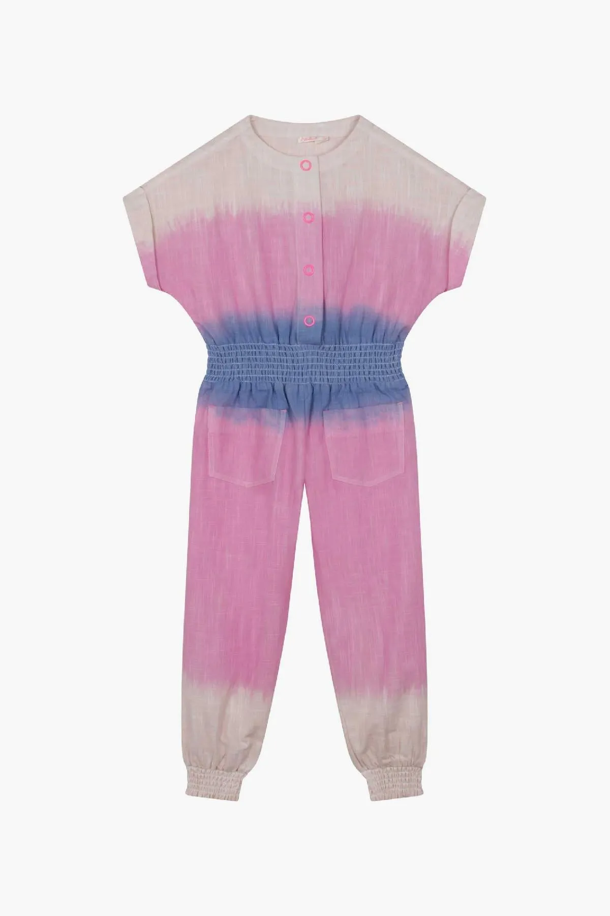 Girls Pants Billieblush Colorblock Jumpsuit