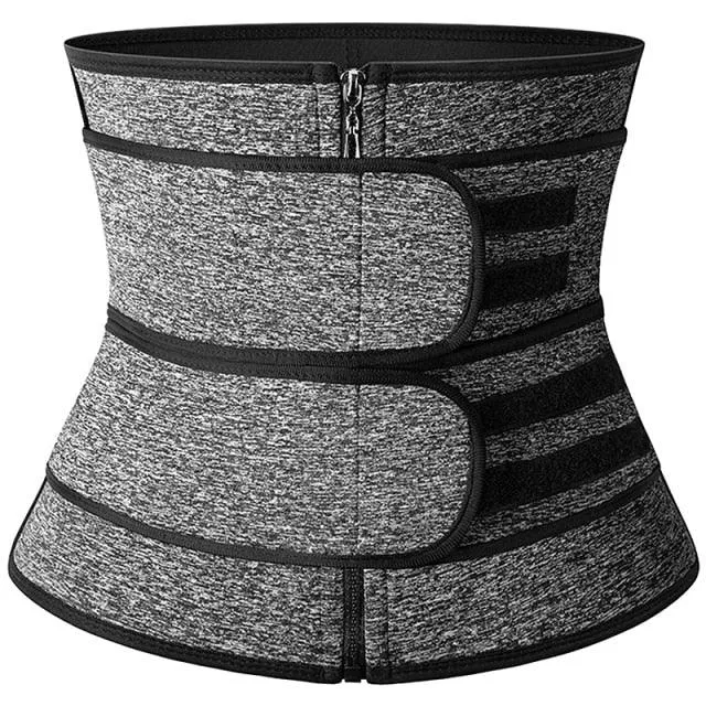 Gorgeous 3 Belts Waist Trainer Corset Women Body Shaper Neoprene Sweat Slimming Belt Sheath Reducing Curve Waist Shapers Workout Trimmer(FH)(FHW1)(1U31)(1U24)