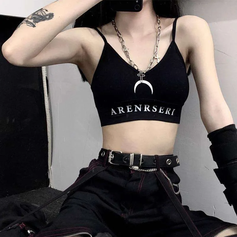 Goth Cami Top