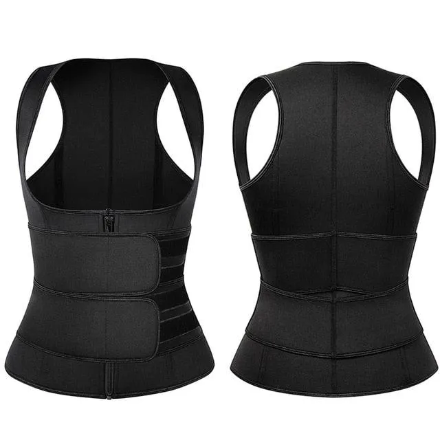 Great Sauna Waist Trainer Corset With Sweat Belt Women Shapewear - Body Shaper Weight Loss Compression Trimmer Workout Fitness(FH)(FHW1)(1U31)(1U24)