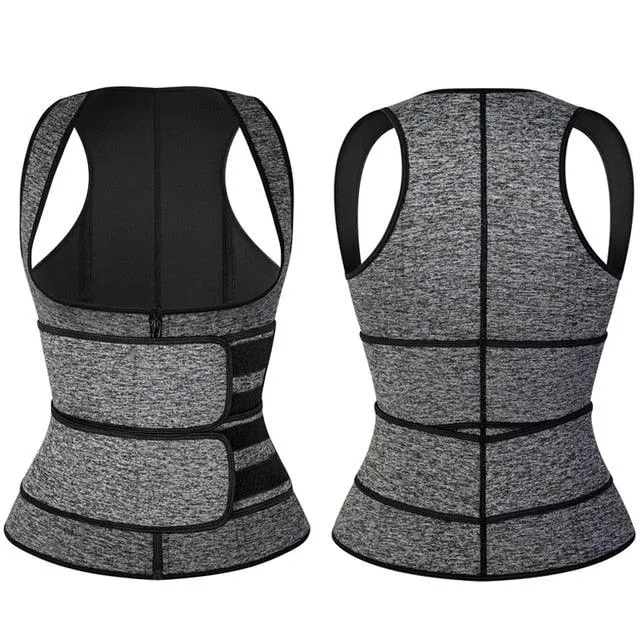 Great Sauna Waist Trainer Corset With Sweat Belt Women Shapewear - Body Shaper Weight Loss Compression Trimmer Workout Fitness(FH)(FHW1)(1U31)(1U24)