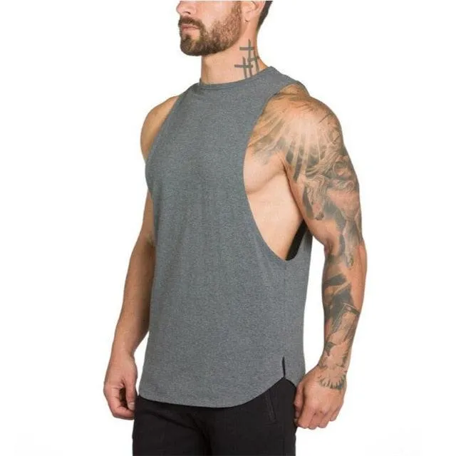 Great Stringer Clothing Bodybuilding Tank Top - Men's Fitness Singlet Sleeveless Shirt (TM7)