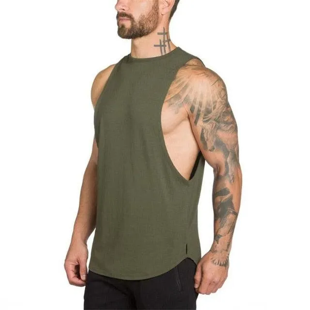 Great Stringer Clothing Bodybuilding Tank Top - Men's Fitness Singlet Sleeveless Shirt (TM7)