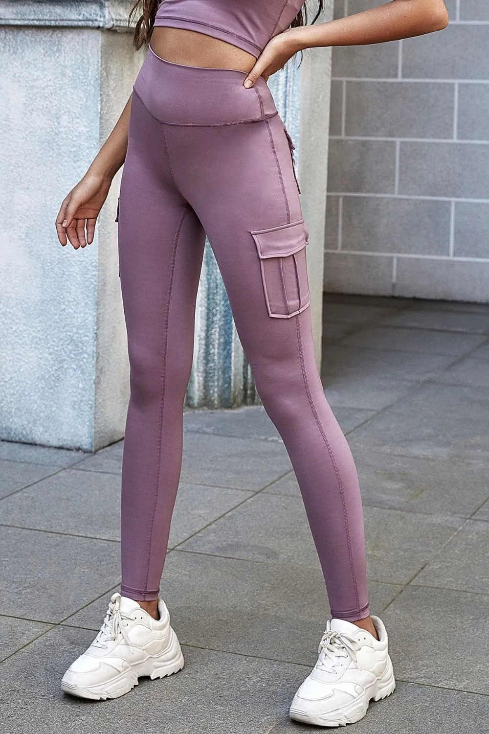 High Waist Leggings with Pockets (TBL) T