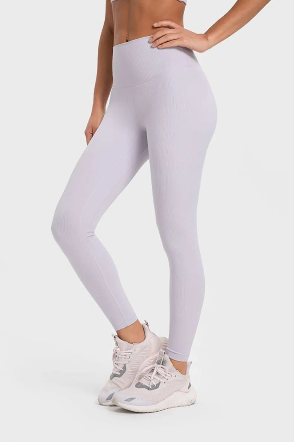 Highly Stretchy Wide Waistband Yoga Leggings (TBL) T