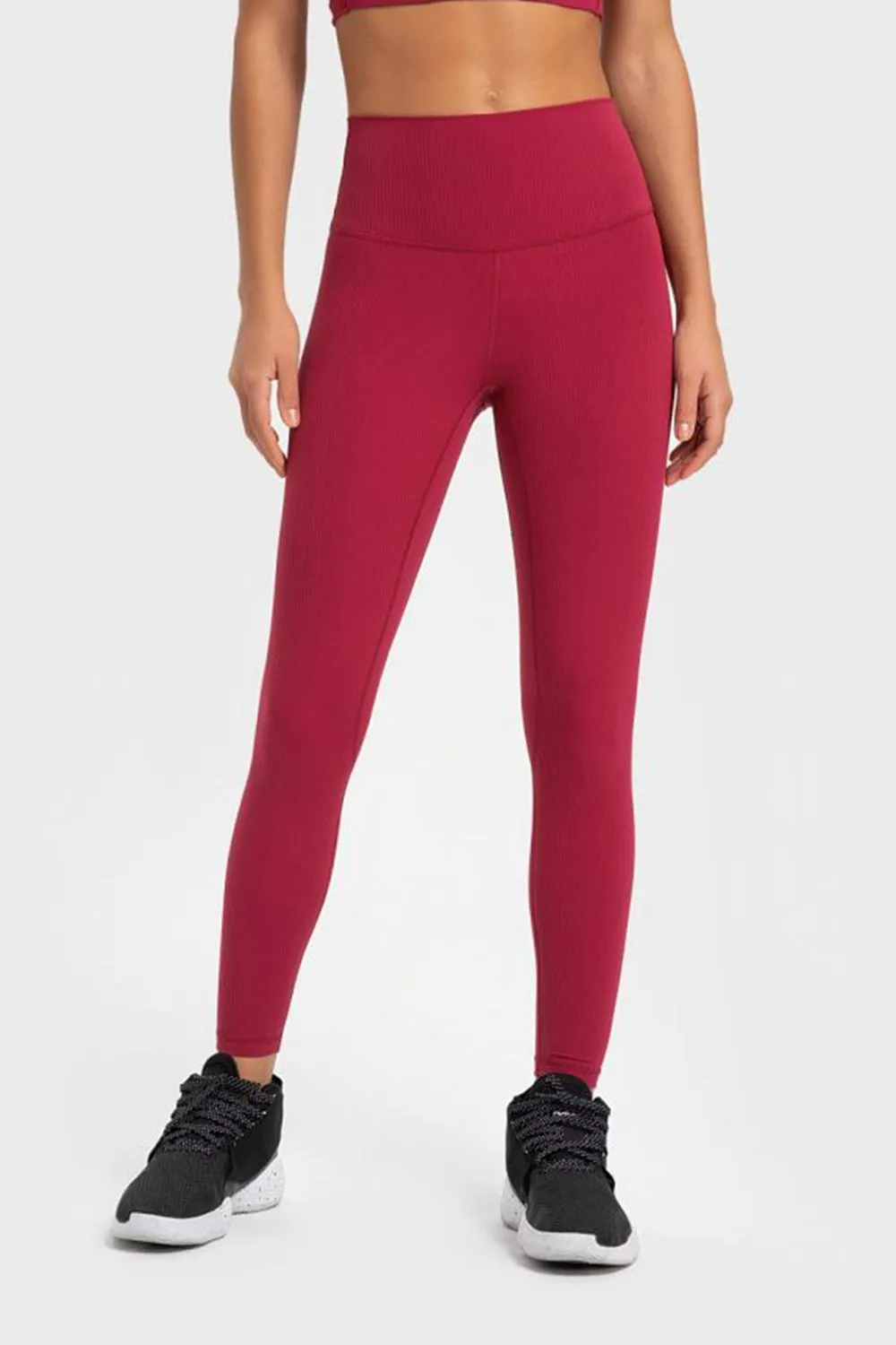 Highly Stretchy Wide Waistband Yoga Leggings (TBL) T