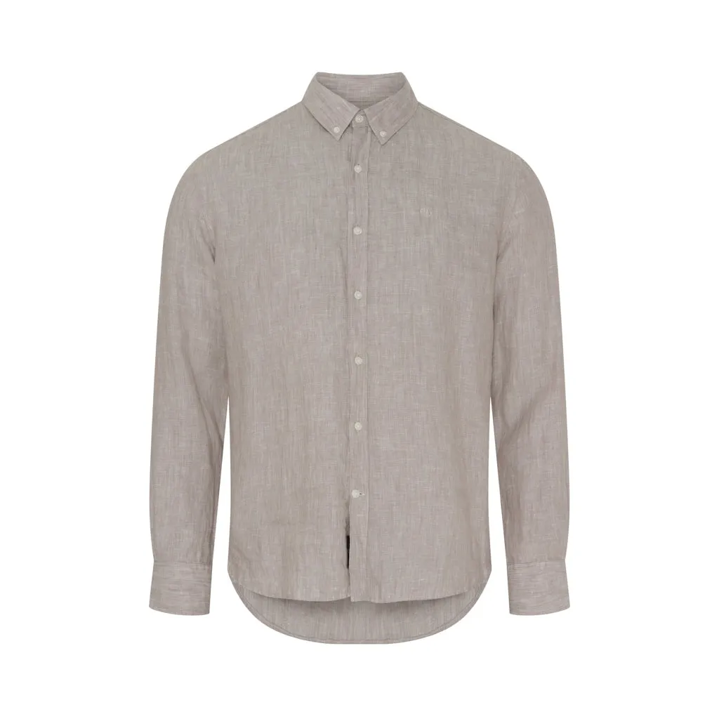 Hyeres Long Sleeve Shirt - Doeskin