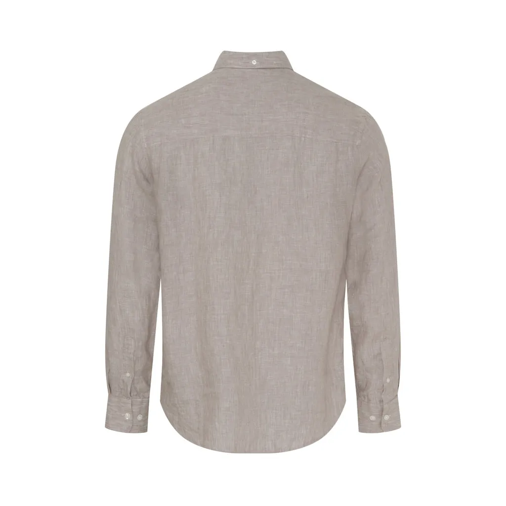 Hyeres Long Sleeve Shirt - Doeskin