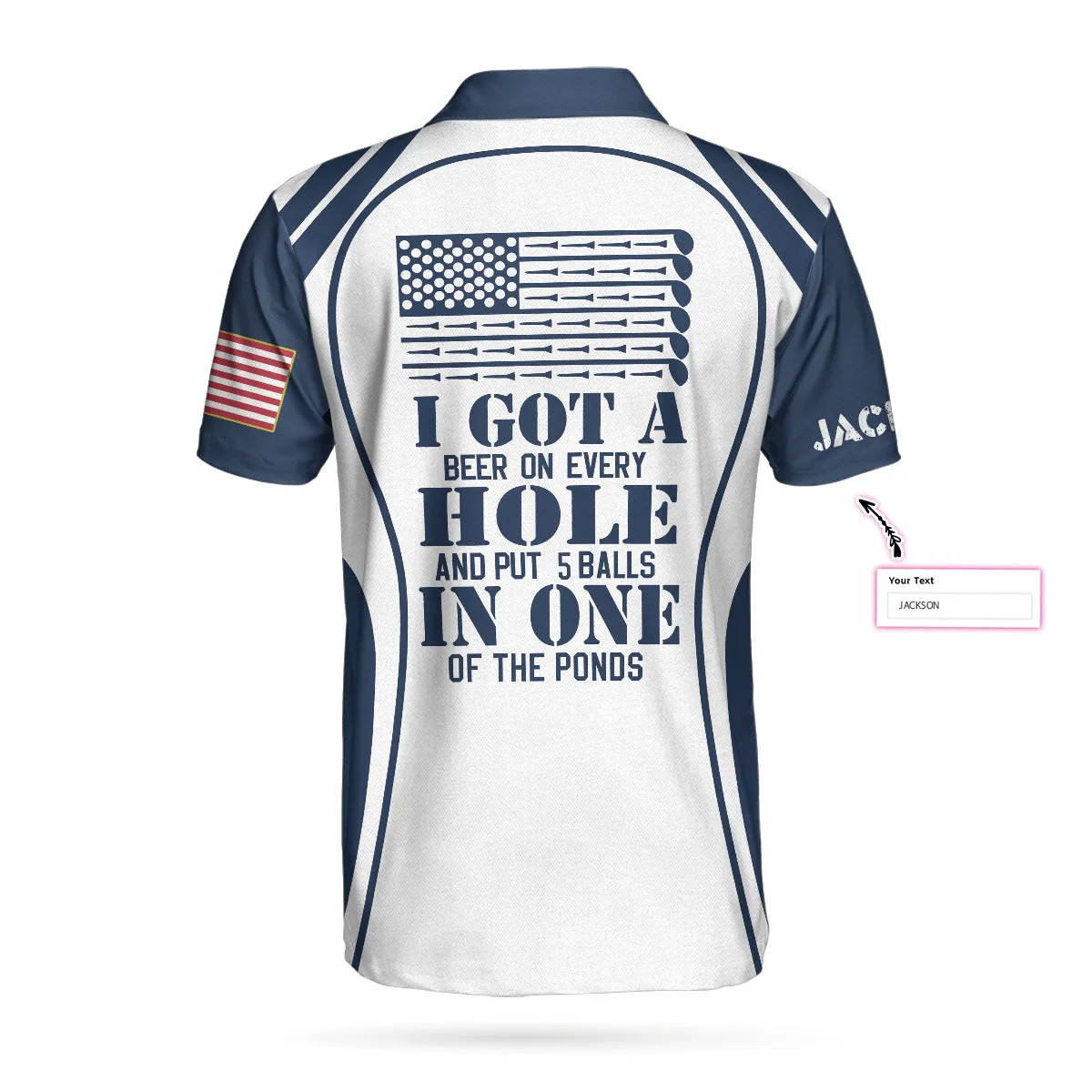 I Got A Hole In One Golf Custom Polo Shirt, Personalized Skull Golf Shirt For Men Coolspod