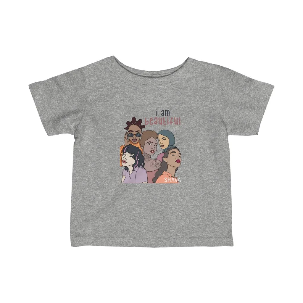 IAC  KIDS T-Shirts Infant Fine Jersey Tee/ I am Beautiful