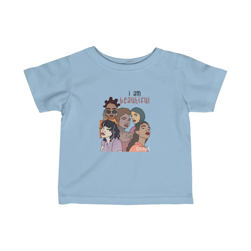 IAC  KIDS T-Shirts Infant Fine Jersey Tee/ I am Beautiful