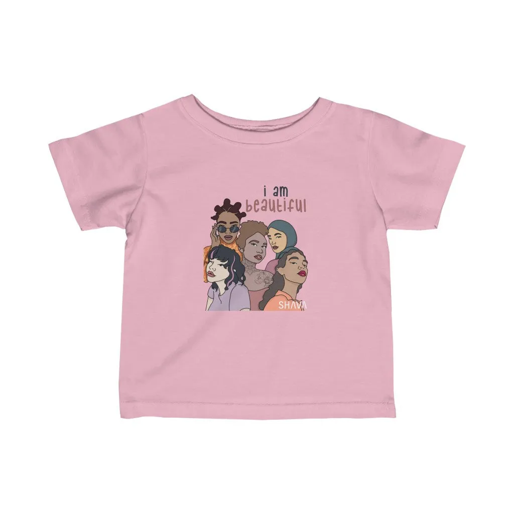 IAC  KIDS T-Shirts Infant Fine Jersey Tee/ I am Beautiful