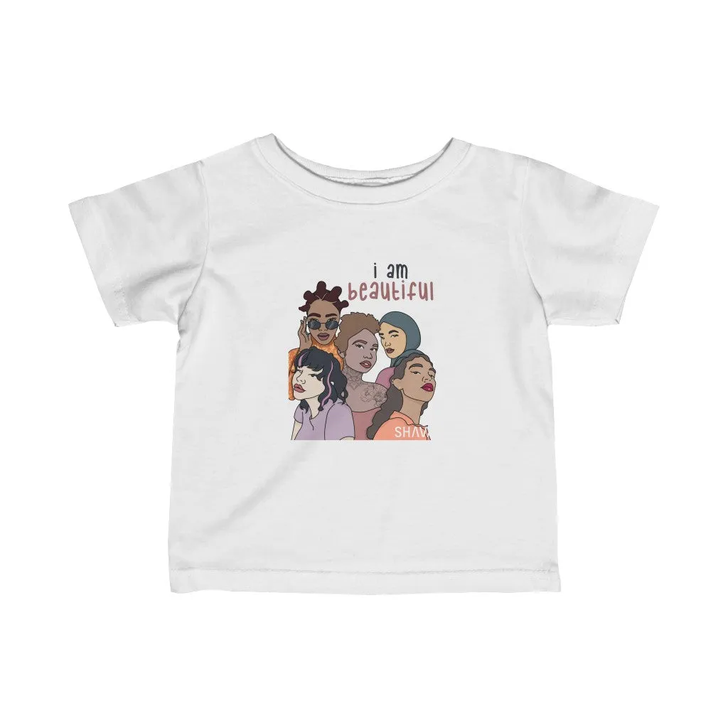 IAC  KIDS T-Shirts Infant Fine Jersey Tee/ I am Beautiful