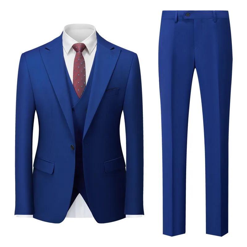 IKEARLAX  New Men's Business Casual Suit Men's Foreign Trade Cross-Border Suit Wedding Groom Dress Suit Men