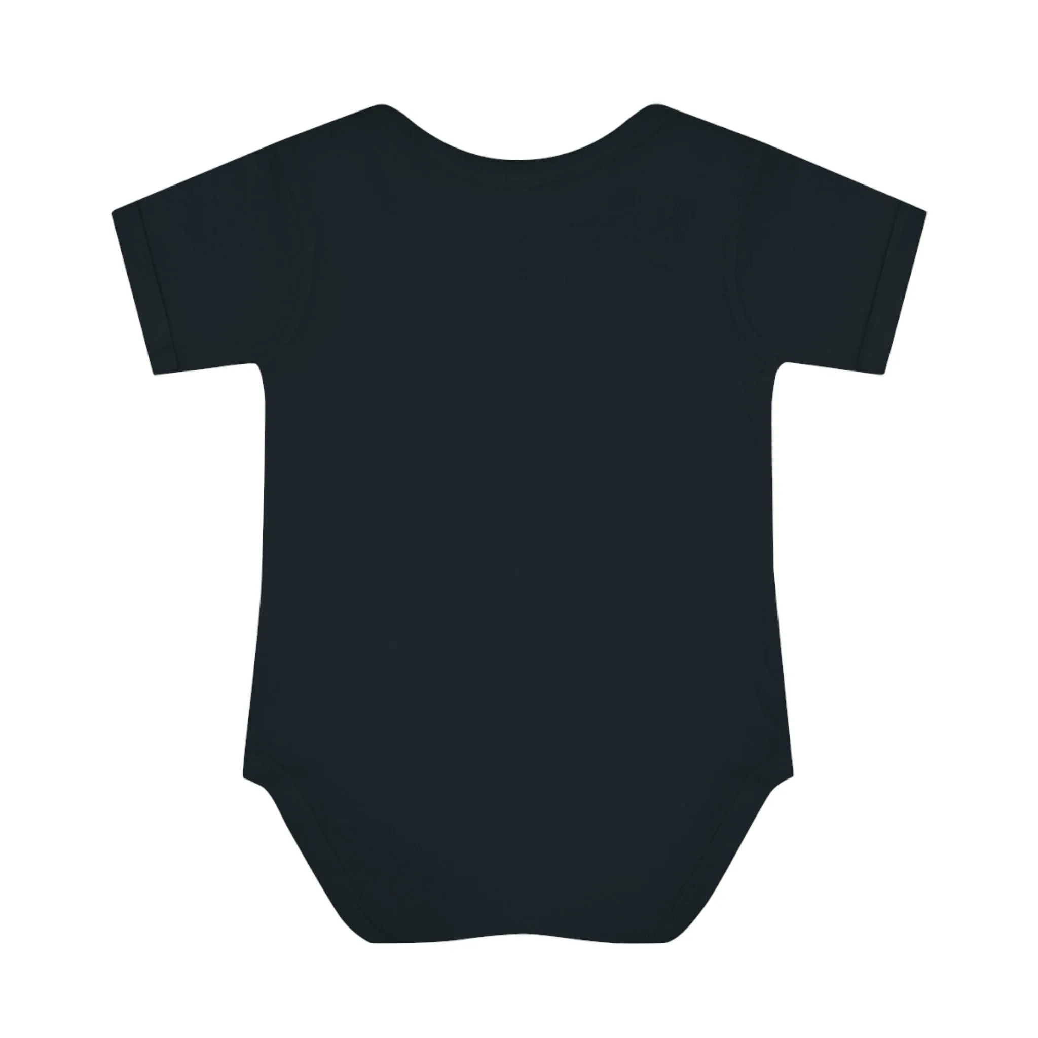 Infant Baby Rib Bodysuit (Black)