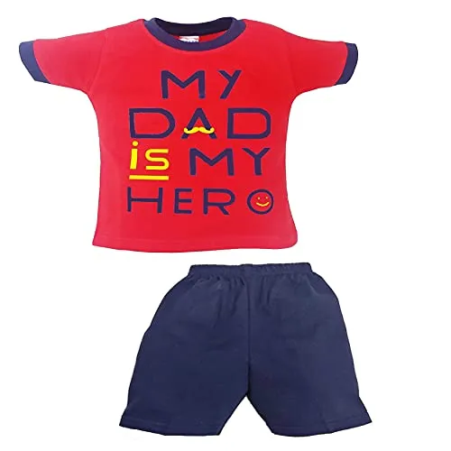 JUSFAB Infant wear Printed Kidswear Baby Boy Girl Clothes Pure Cotton Tshirt Pants Top Bottom Set MD-R_A_18-24 Months