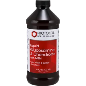 Liquid Glucosamine & Chondroin MSM 16 oz by Protocol For Life Balance