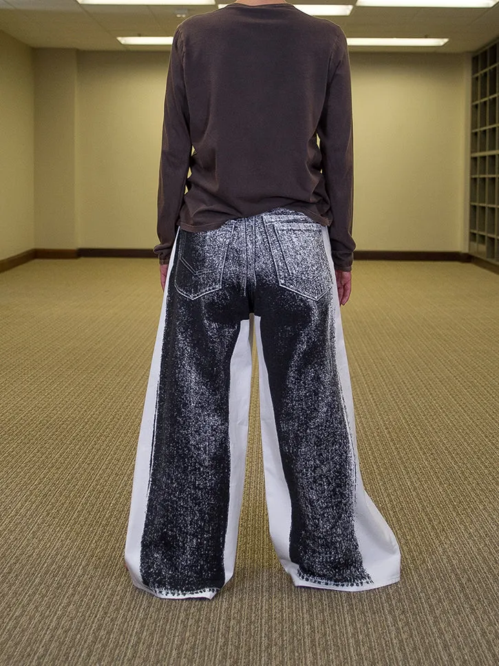 Maison Margiela MM6 Wide Leg Denim Trouser