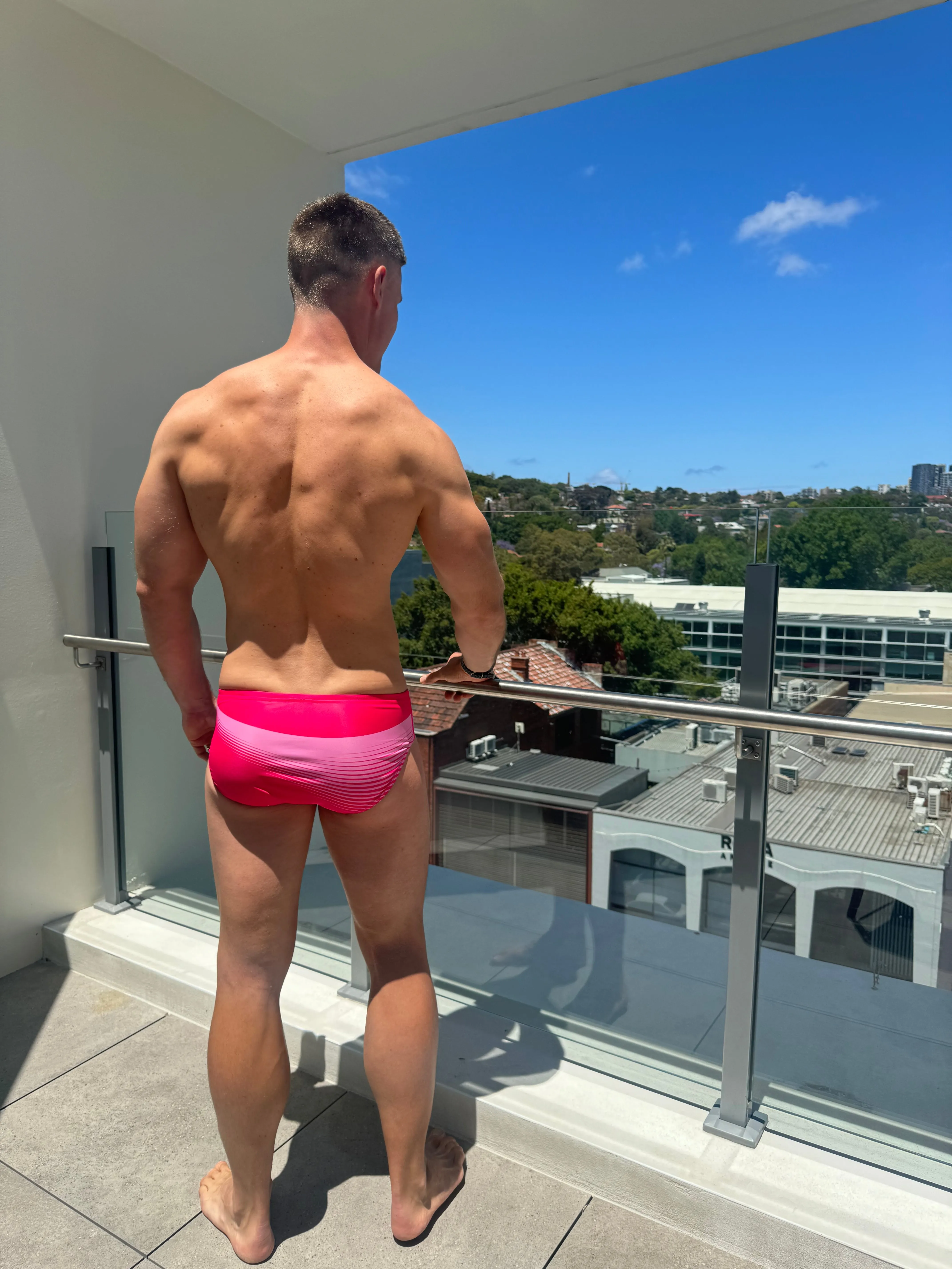 Mens FS  pink budgy smugglers