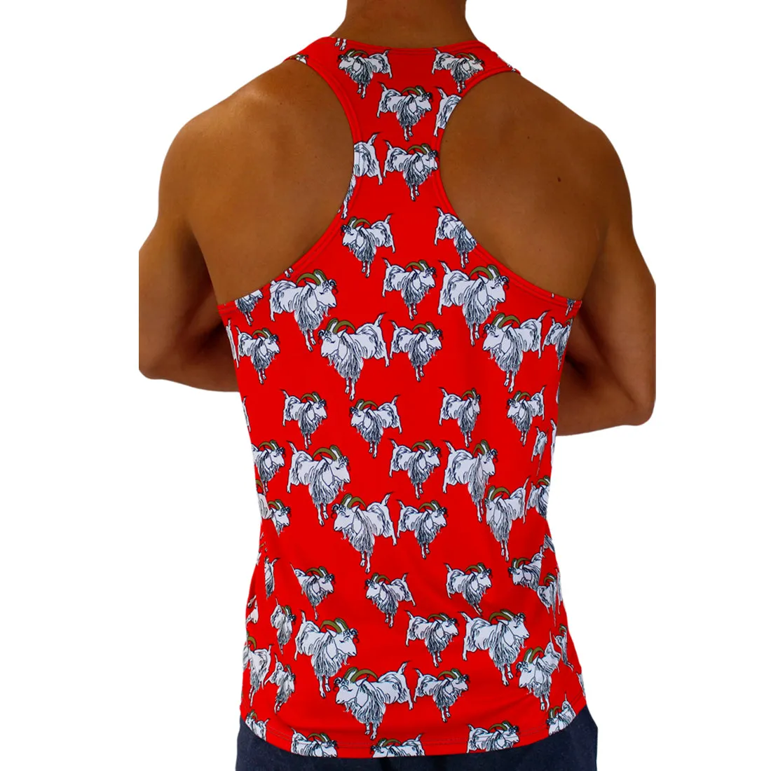 Men's Printed Singlet - Billy the G.O.A.T