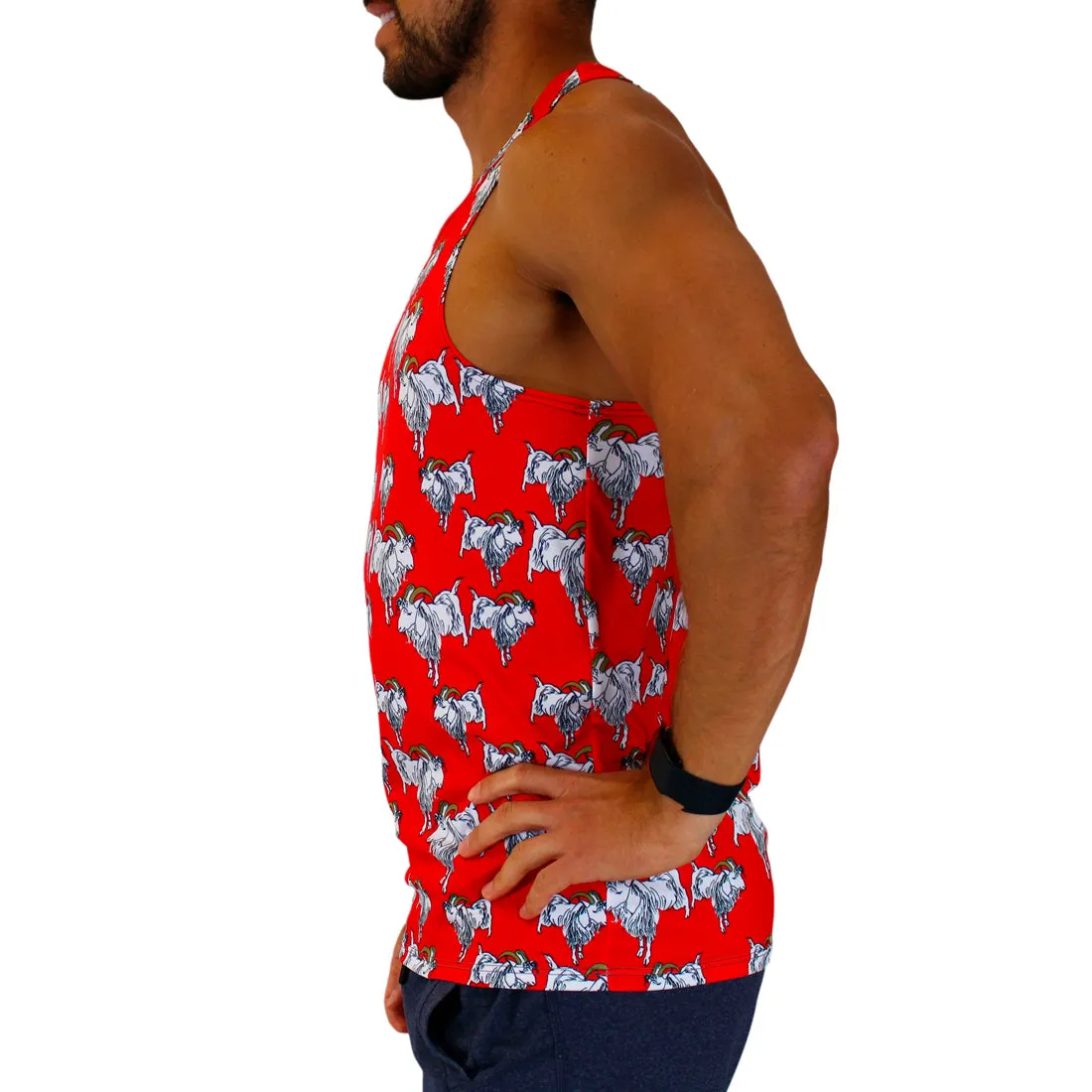 Men's Printed Singlet - Billy the G.O.A.T