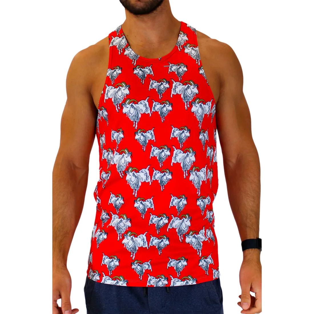 Men's Printed Singlet - Billy the G.O.A.T