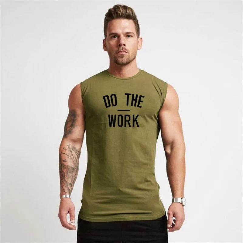 Muscle guy Brand Gyms Clothing Workout Sleeveless Shirt - Tank Top Men Bodybuilding Fitness - Mens Sportwear (TM7)(1U101)(1U100)